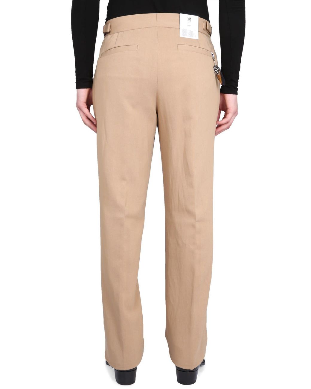 Pt Pantaloni Natural Pt Torino Classic Edge Trousers for men