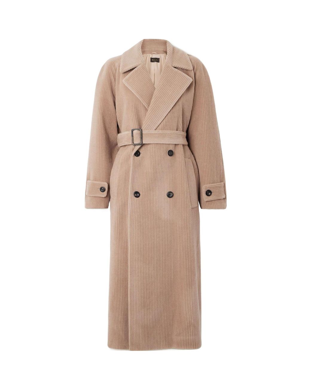 Loro Piana Natural Double-Breasted Coat