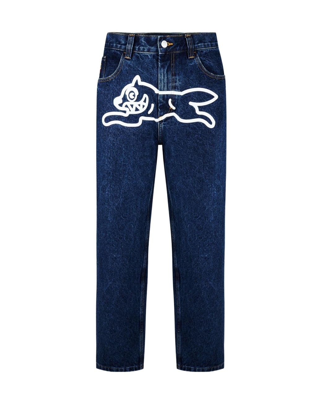 ICECREAM Blue Belt Loop Jeans for men