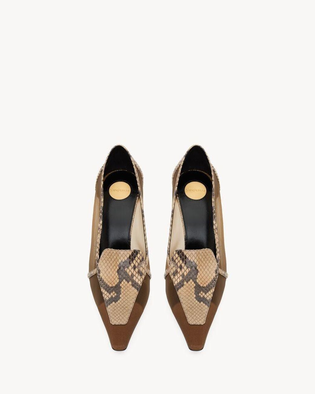 Saint Laurent Metallic Cobra Pumps