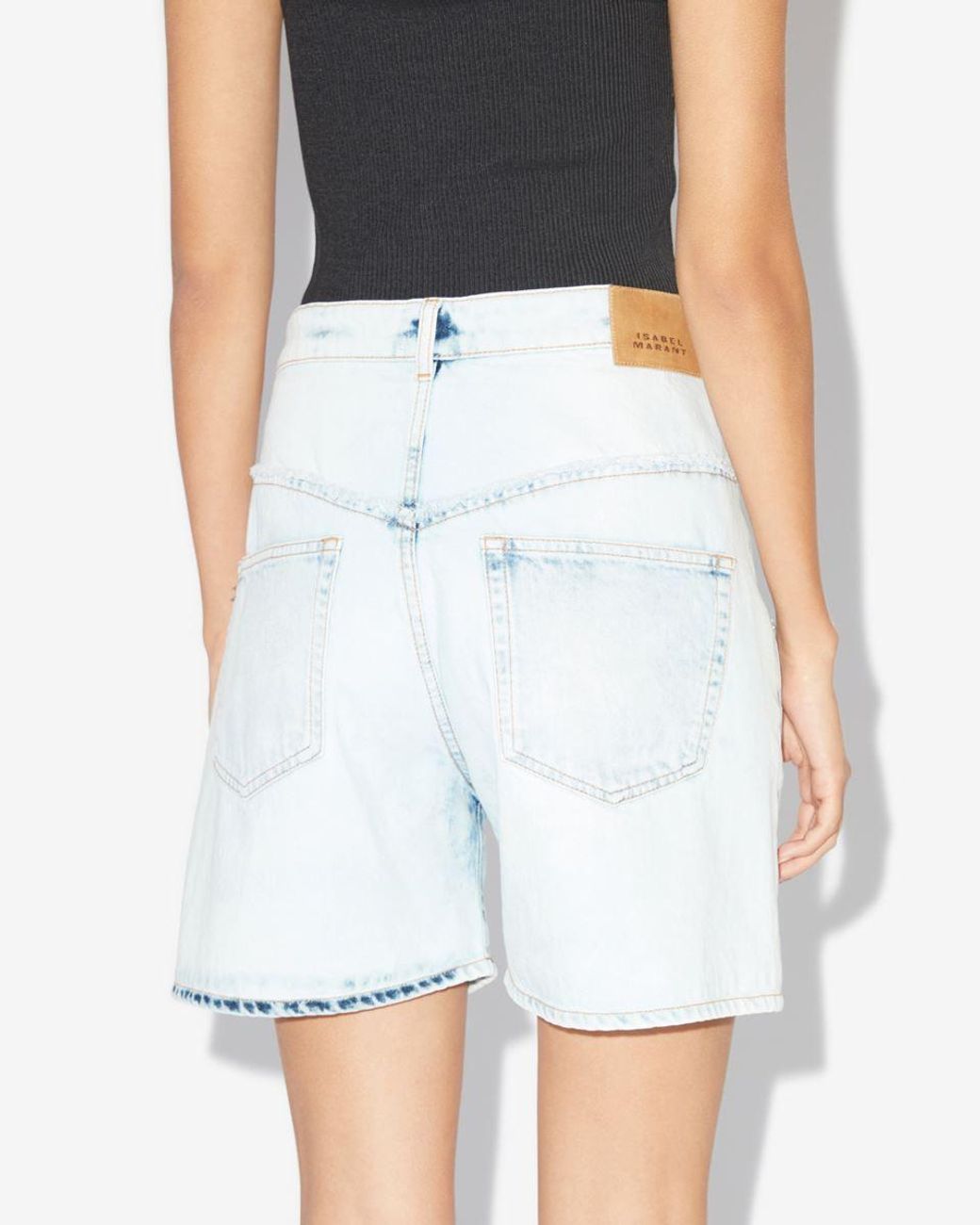 Isabel Marant Blue Oreta Shorts