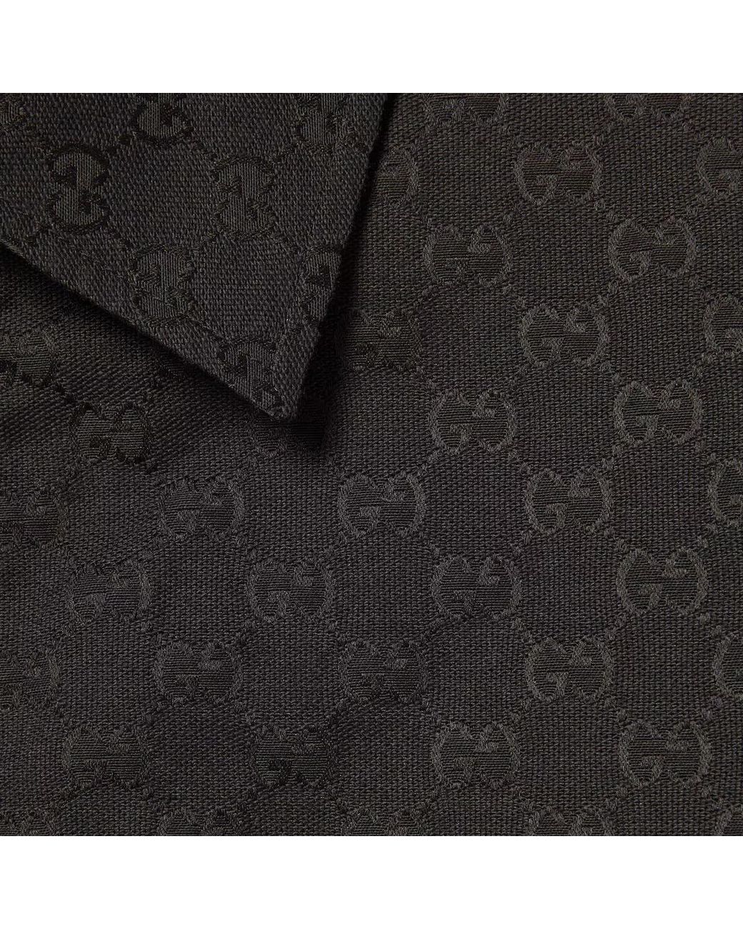 Gucci Black Gg Double-Sided Design Casual Jacket for men
