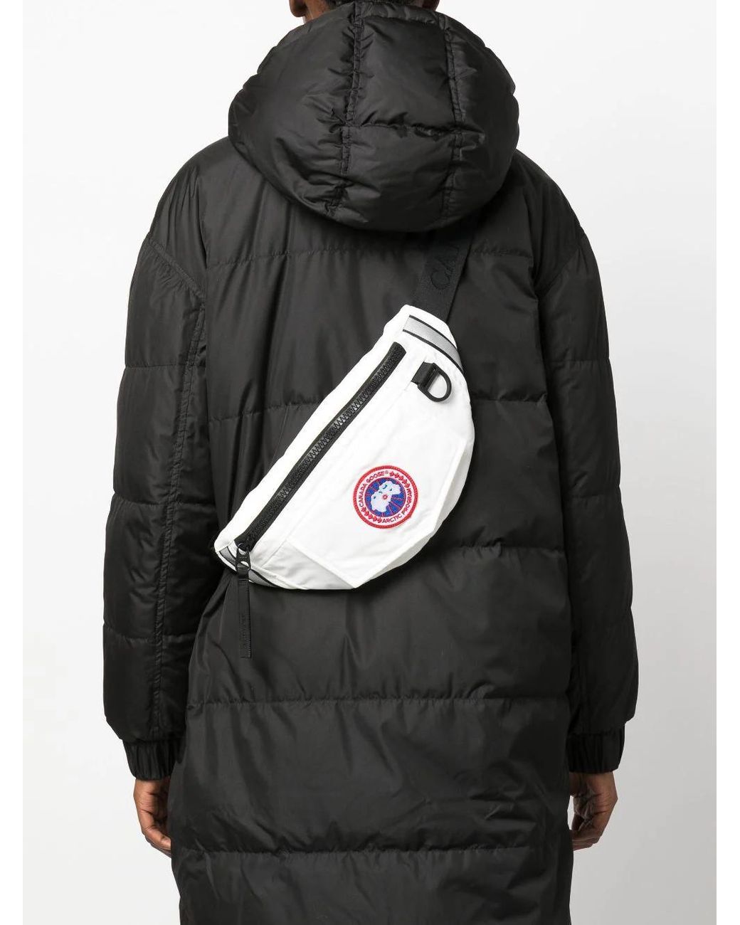 Canada Goose Black Logo Patch Belt Bag