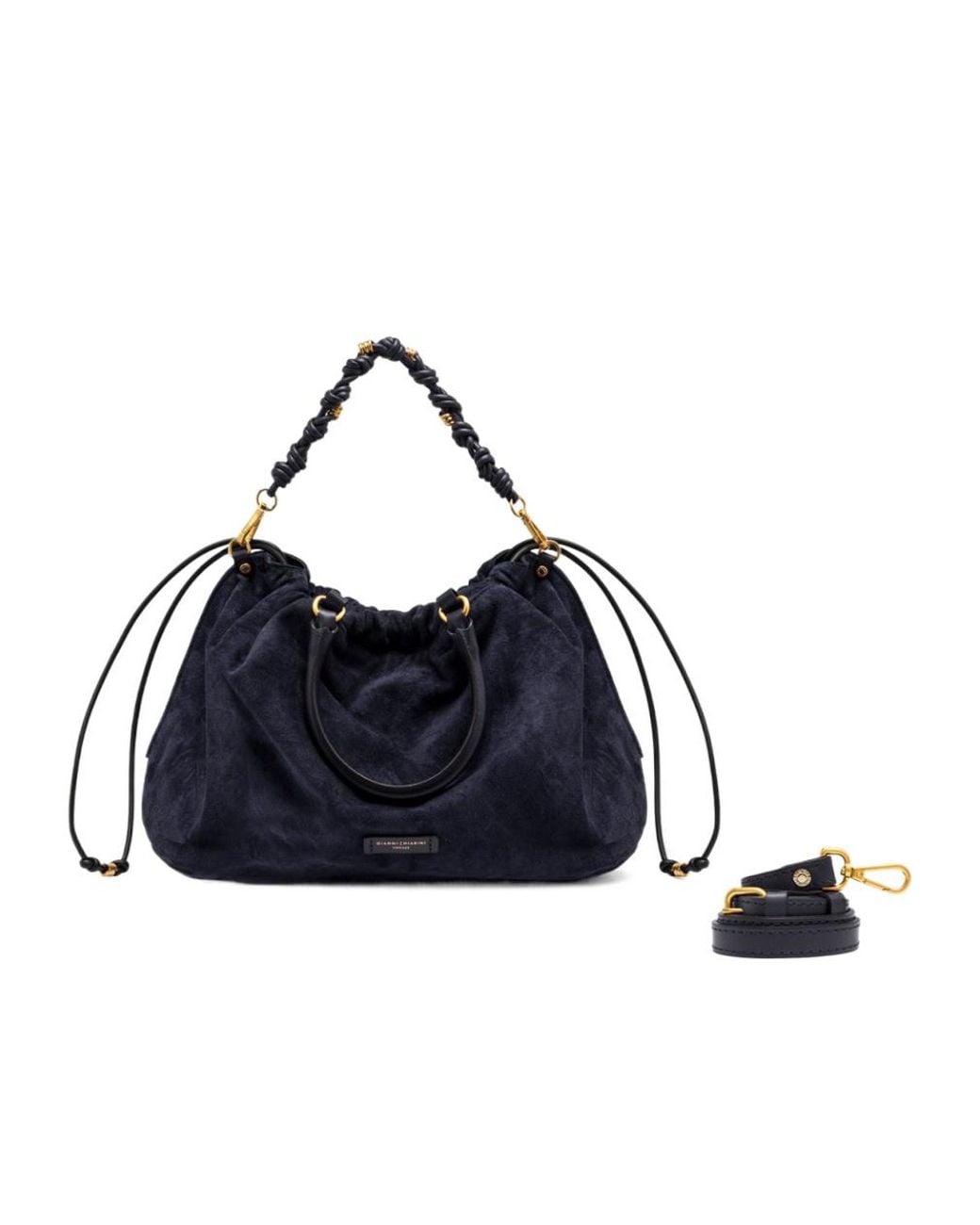 Gianni Chiarini Blue Top-Handle Handbag