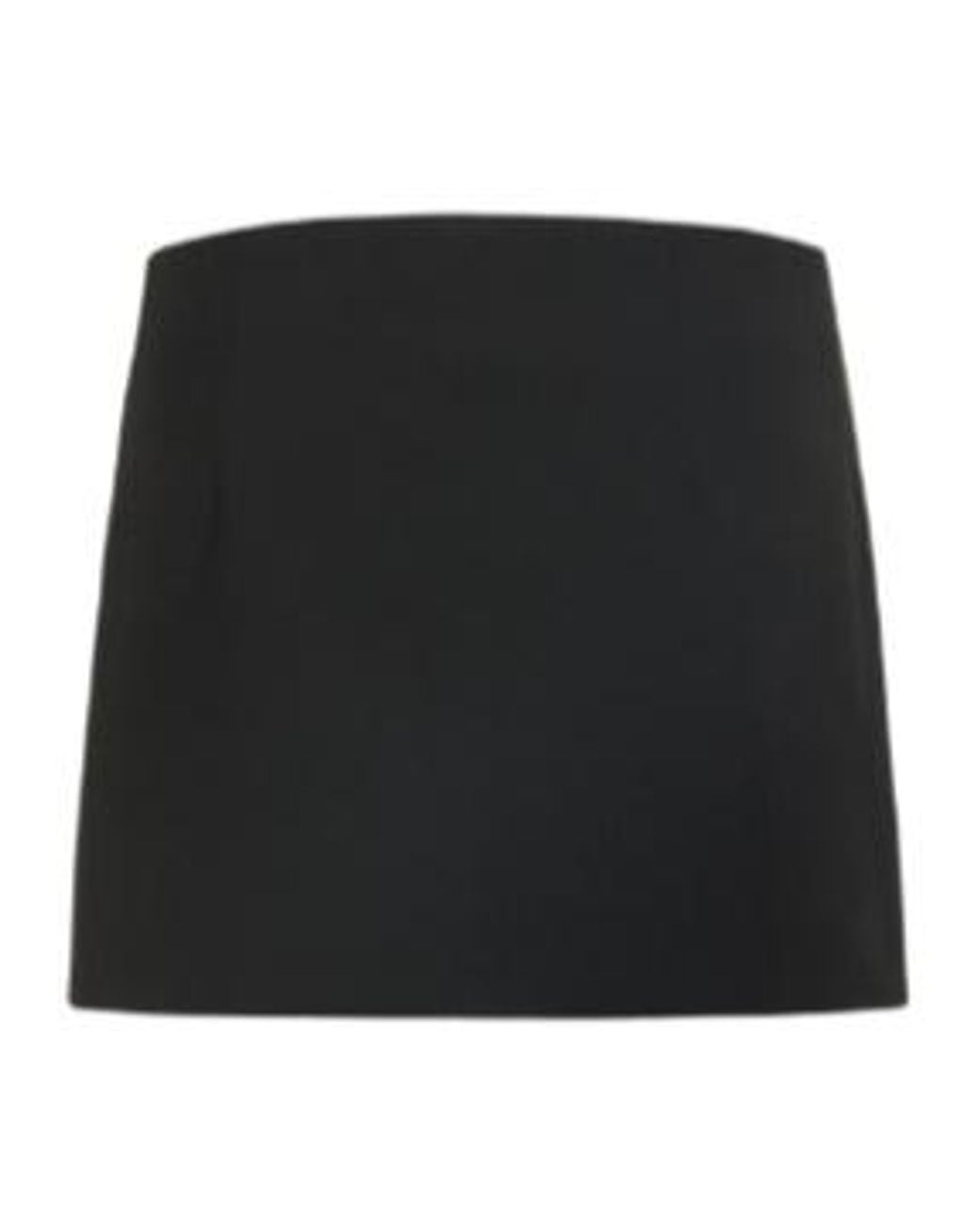 Coperni Black Midrise Mini Skirt