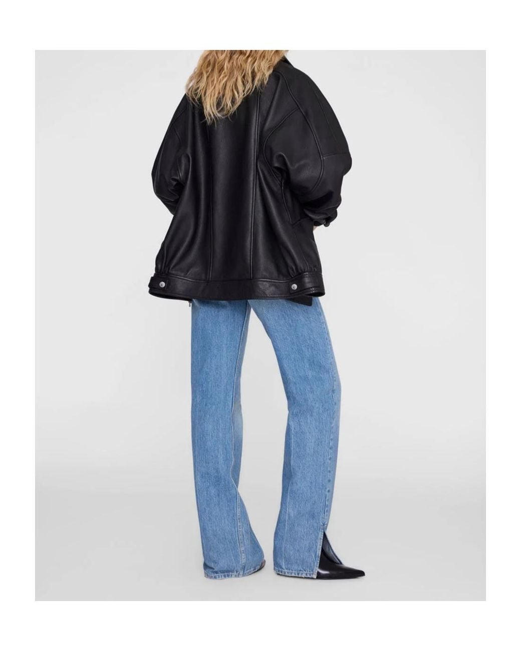 Anine Bing Black Sandy Jacket