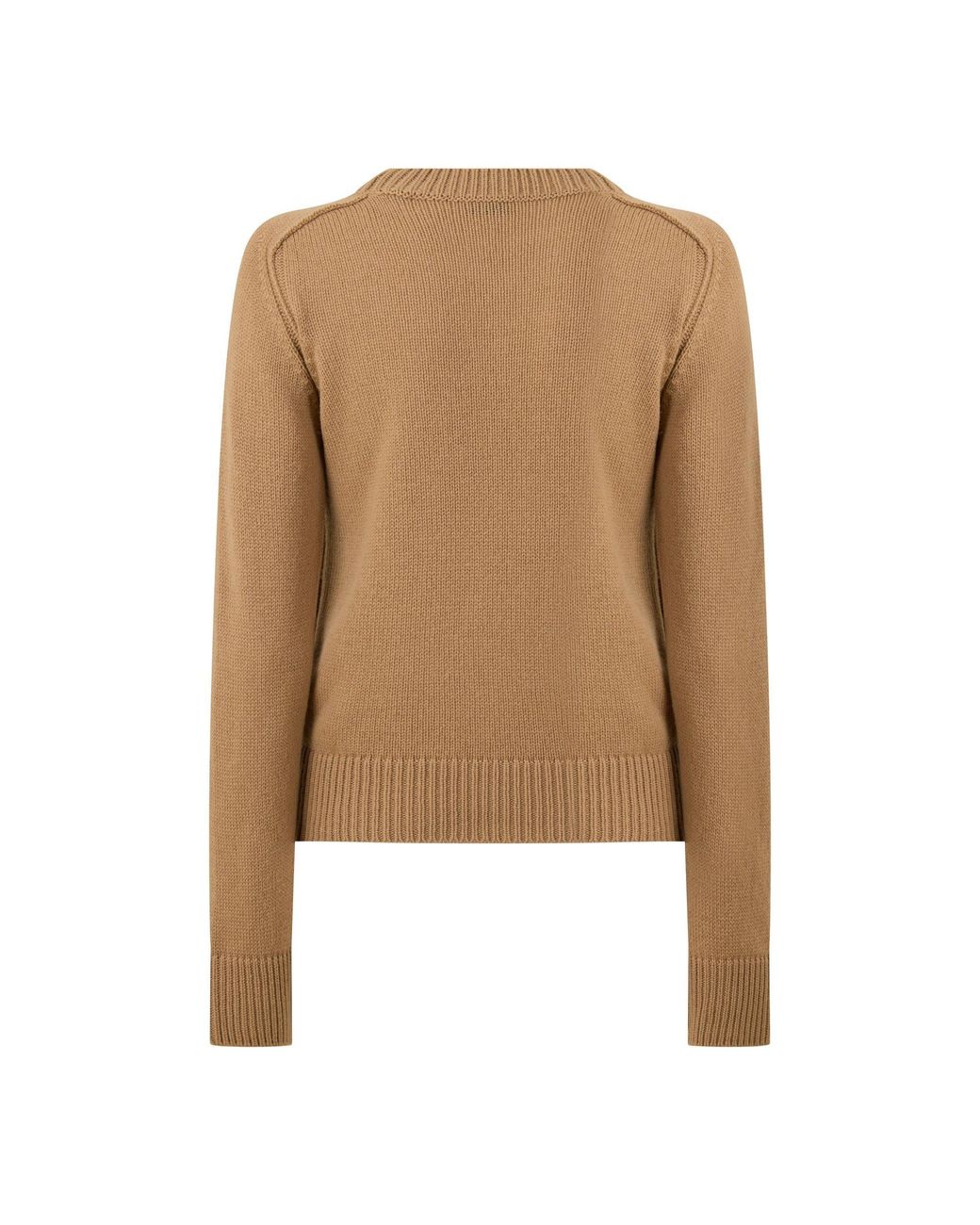 Burberry Brown Minimalist Knit Sweater
