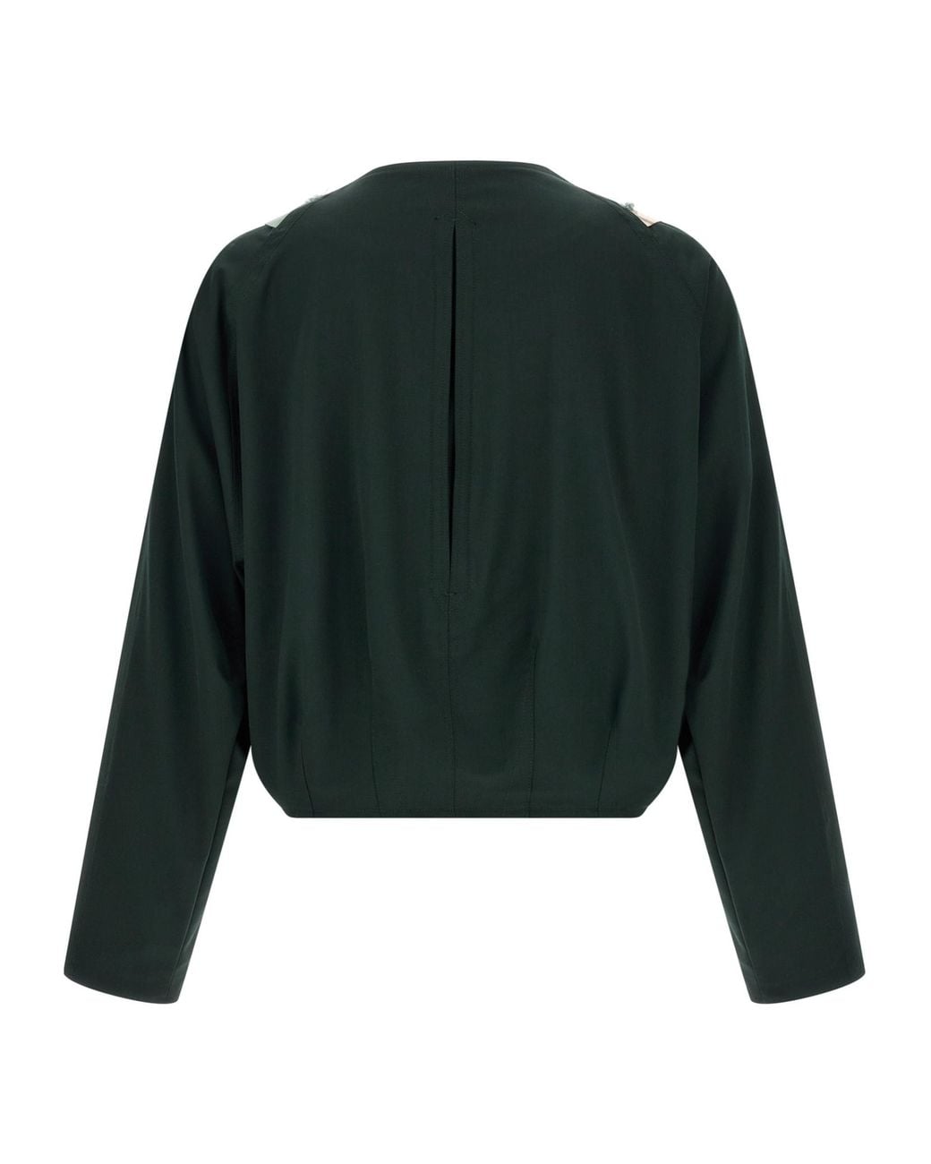 Kiko Kostadinov Green Csomor Patchwork Blouson Jacket for men