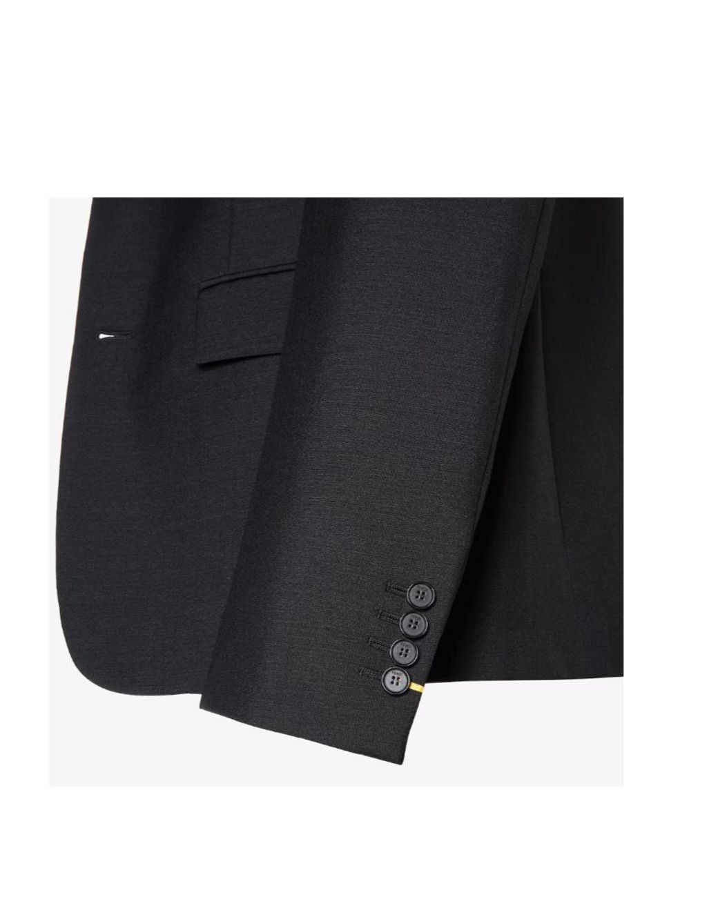 Fendi Black Single Breasted Tailored Blazer for men