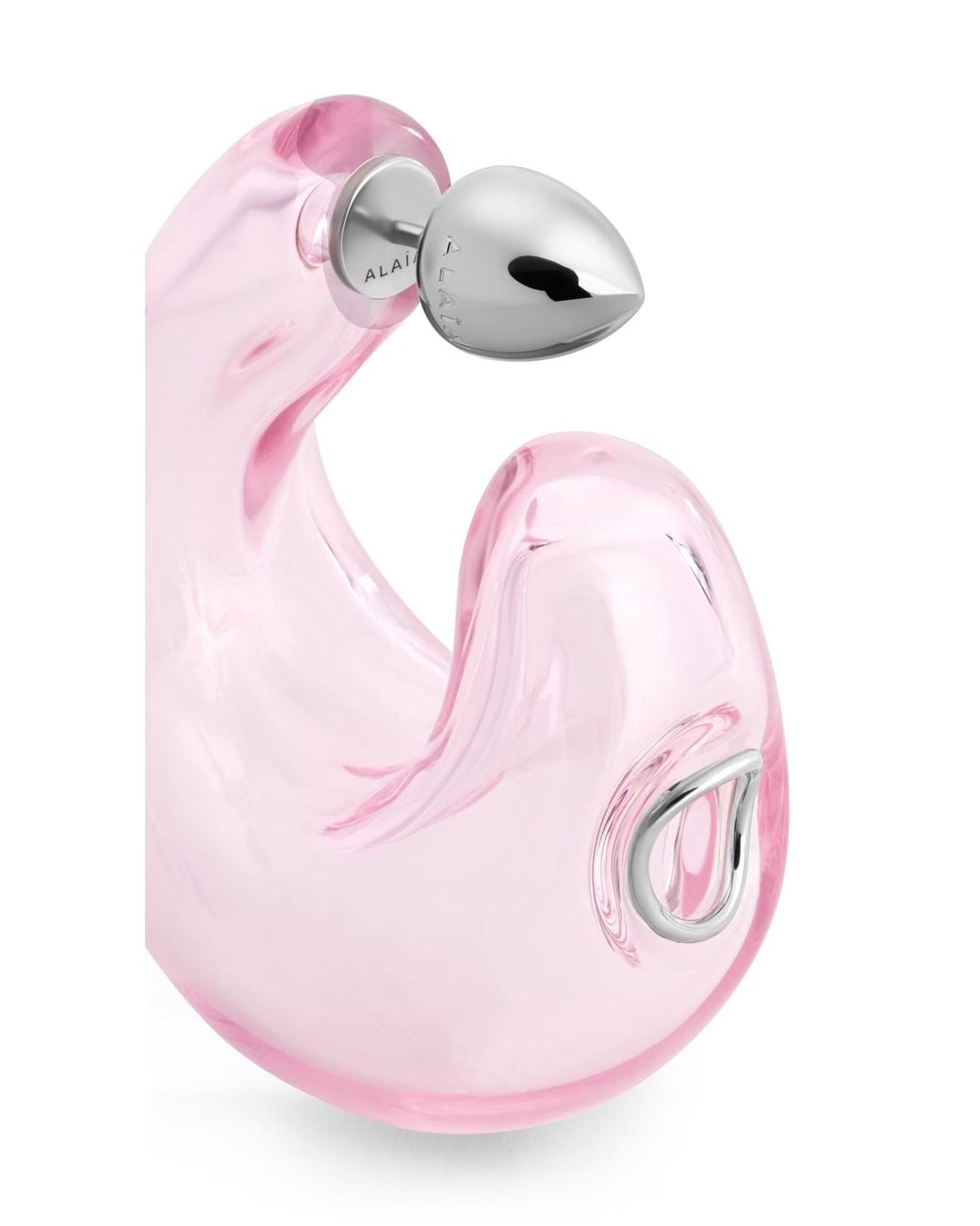 Alaïa Pink Bubble Hoops Earrings
