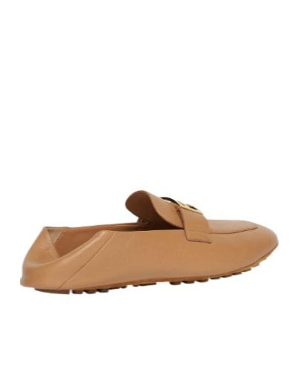 Fendi Brown Baguette Slip-On Loafers