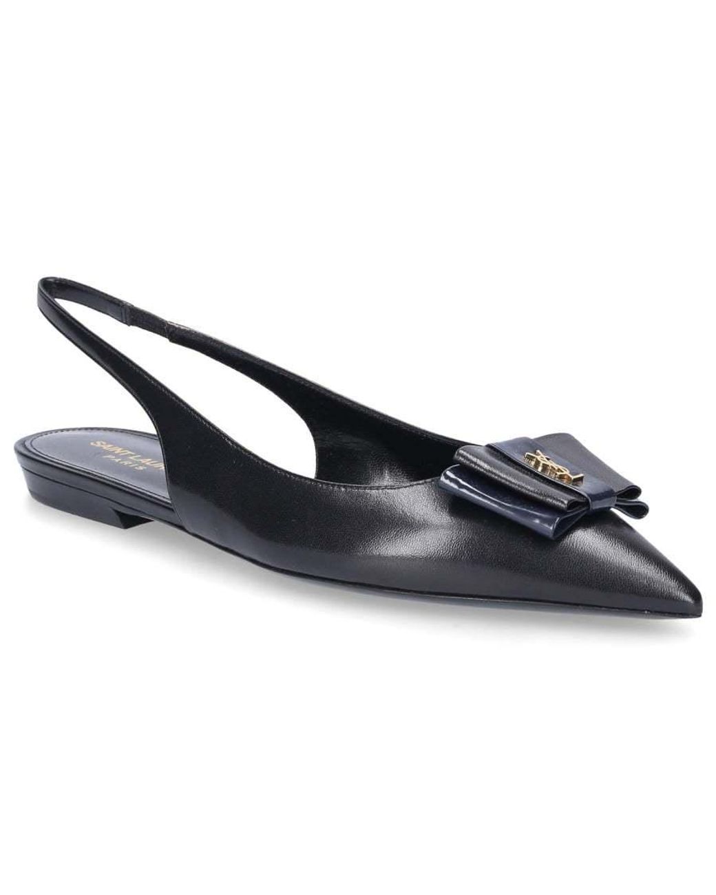 Saint Laurent Multicolor Anais Slingback Flats