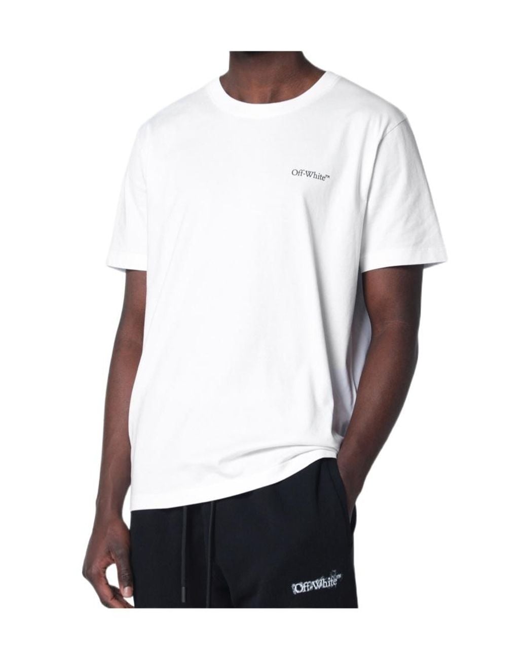 Off-White c/o Virgil Abloh White Cloud Arrow Crewneck T-Shirt for men