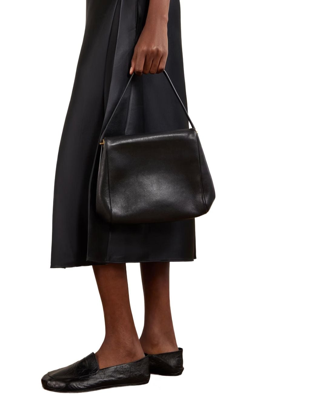 Calvin Klein Black Casual Softleather Shoulder Bag