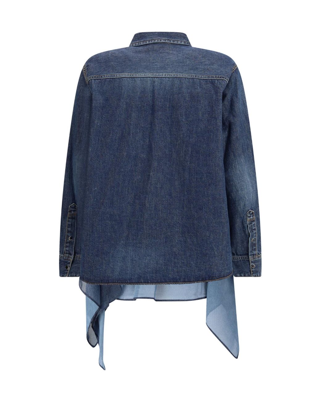 Sacai Blue Patch-Pocket Shirt