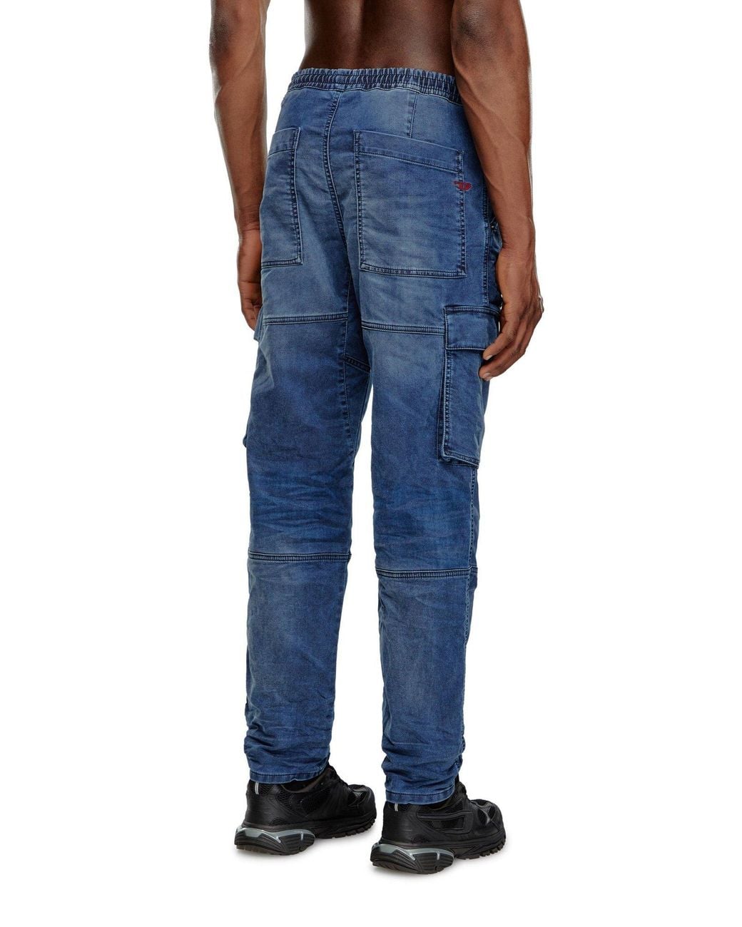DIESEL Blue 2050 D Krooley Cargo Jeans for men