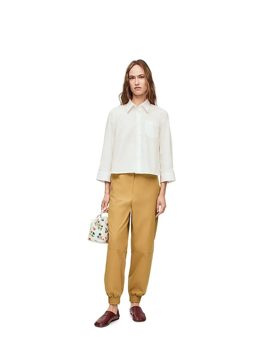 Loewe Yellow Elasticated-Waist Trousers