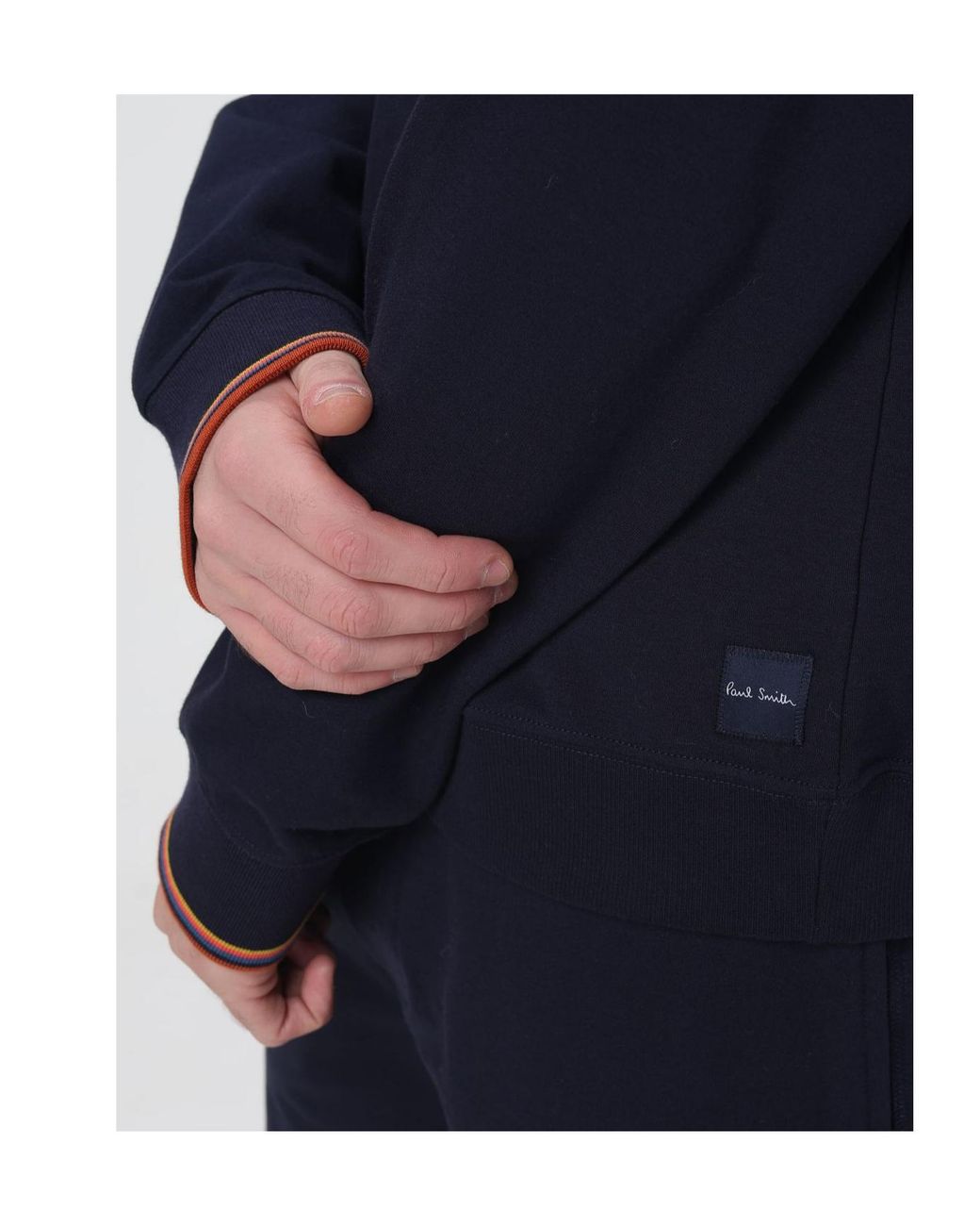 Paul Smith Blue Raglan-Sleeve Sweatshirt for men