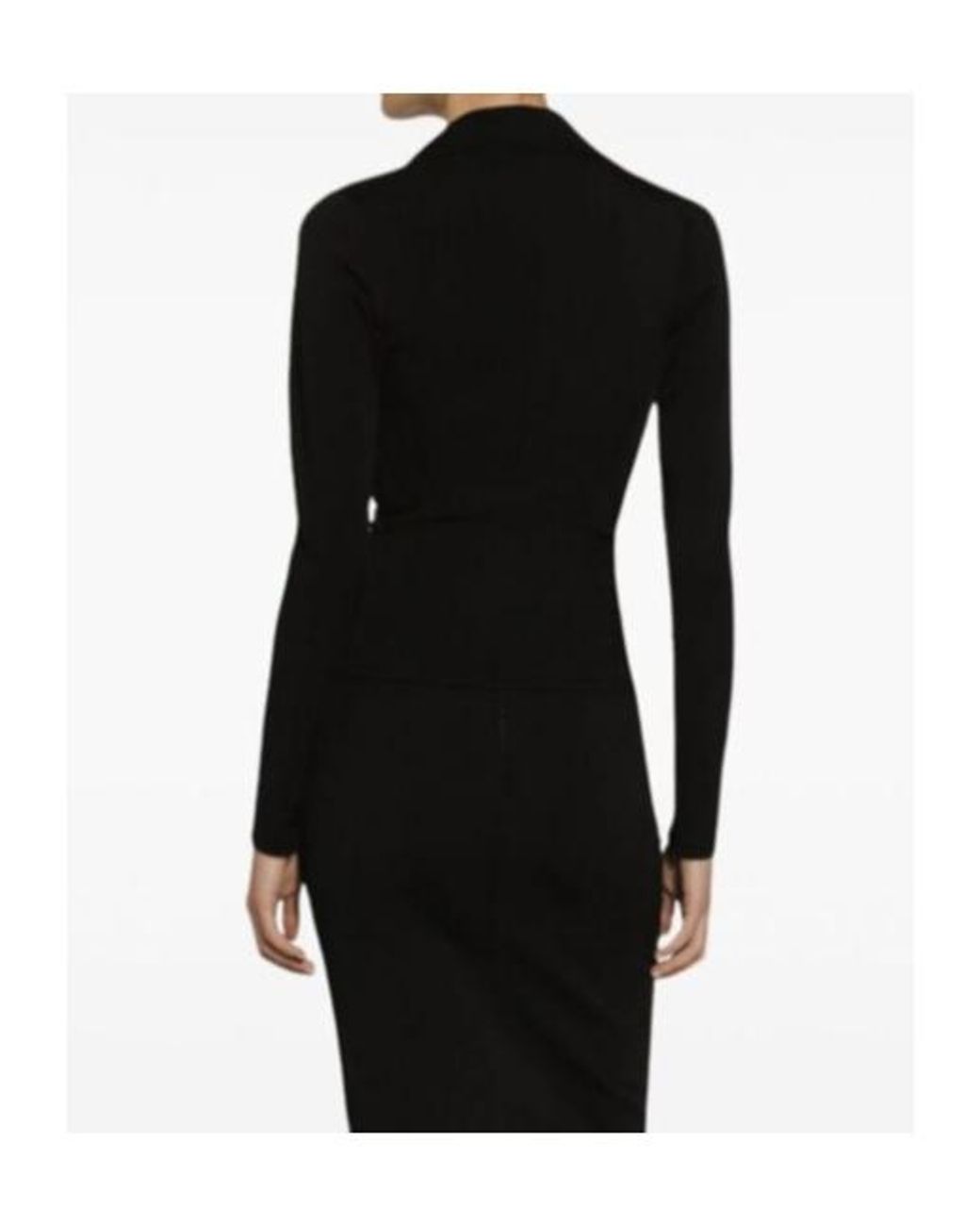 Dolce & Gabbana Black Logo Plaque Single-Breasted Blazer