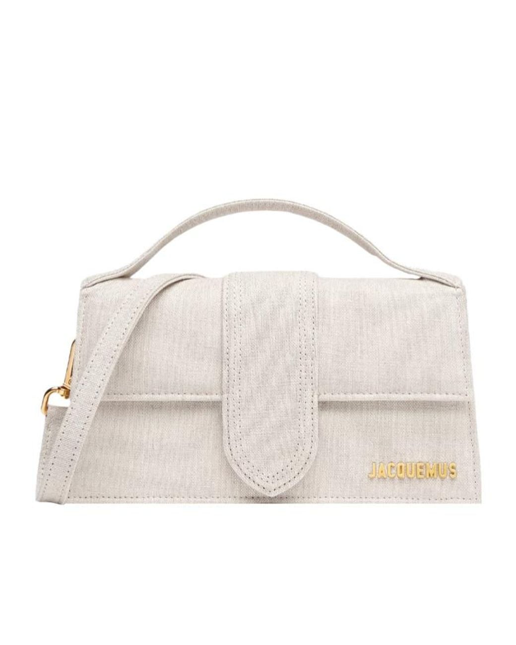 Jacquemus Natural The Large Bambino Crossbody Flap Bag