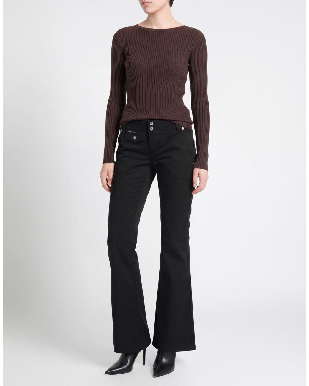 Dolce & Gabbana Black Casual Trousers