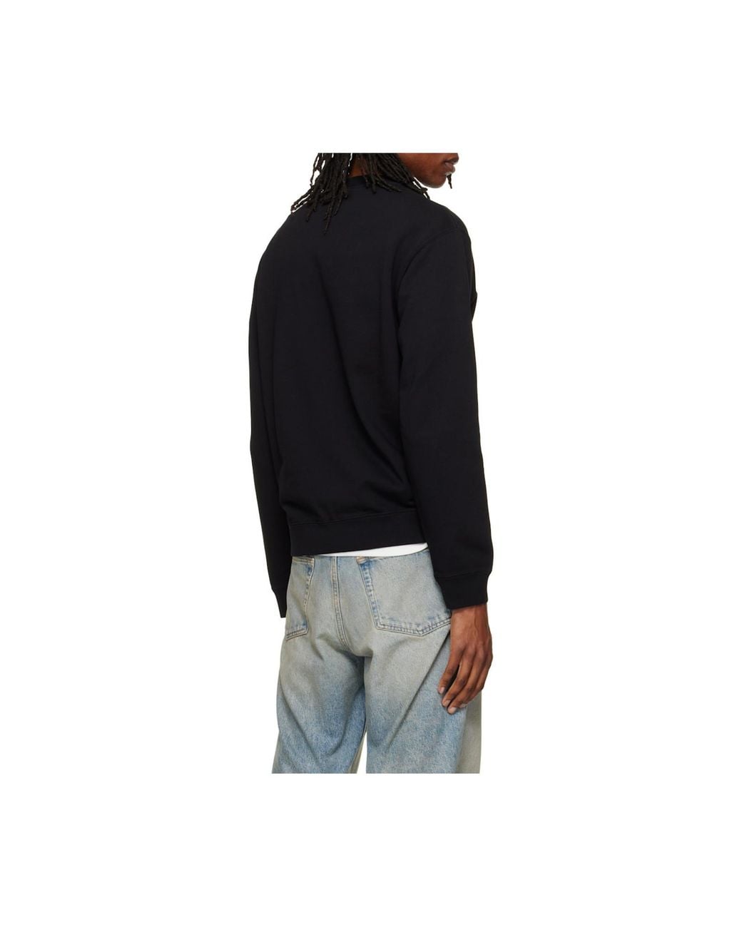 Canada Goose Black Loon Logo-Patch Sweatshirt for men