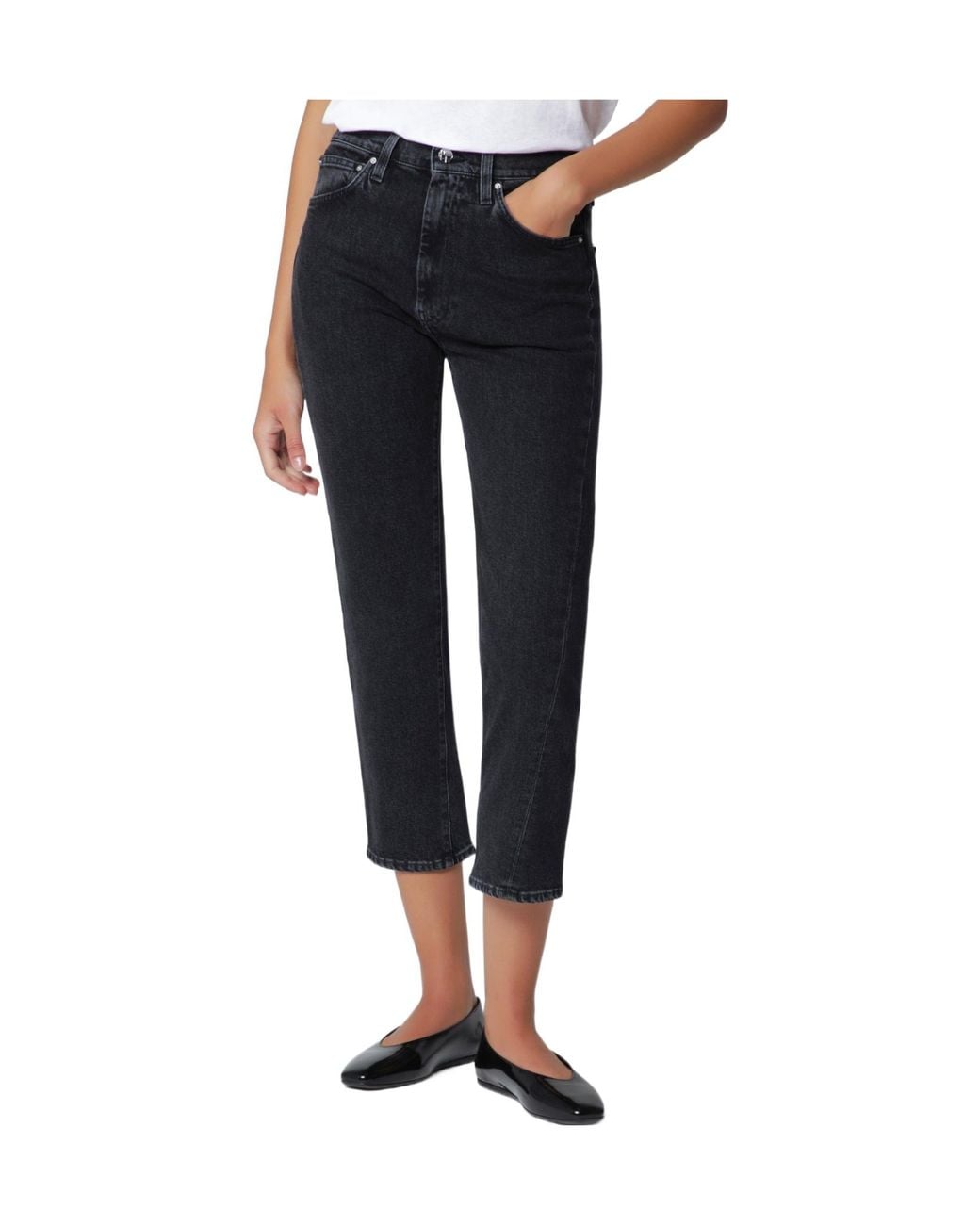 Totême Blue Totême Five-Pocket Ankle Length Jeans