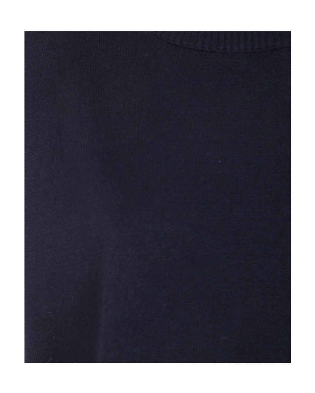 Twinset Blue Turtleneck Mini Dress