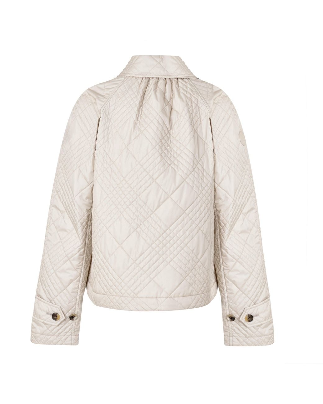 Burberry Natural Solid Color Jacket