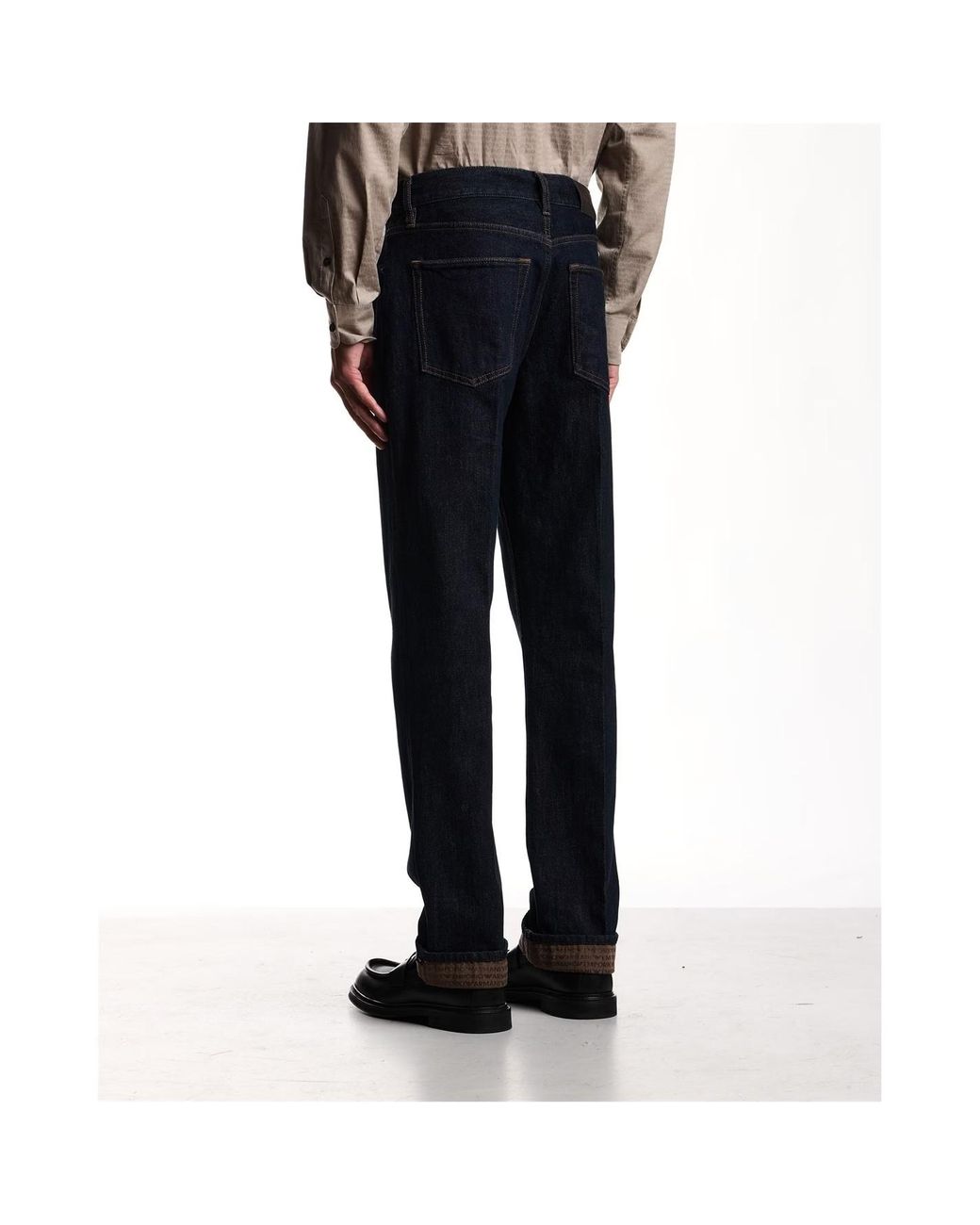 Emporio Armani Black 5 Pockets Pant for men