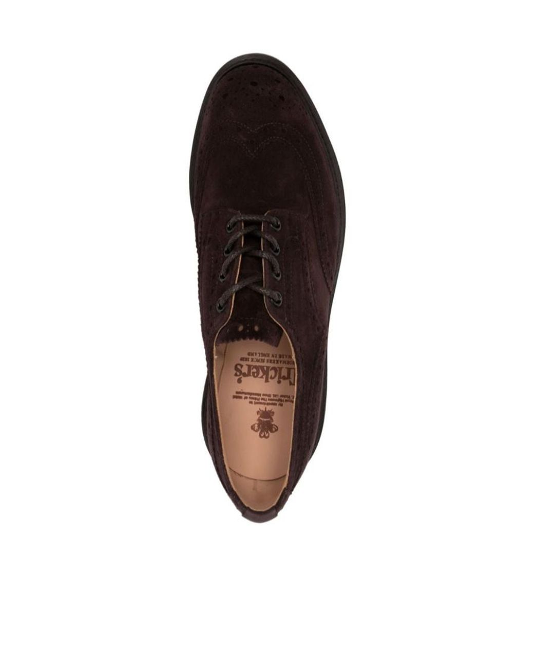 Tricker's Brown Bourton Suede Brogues for men