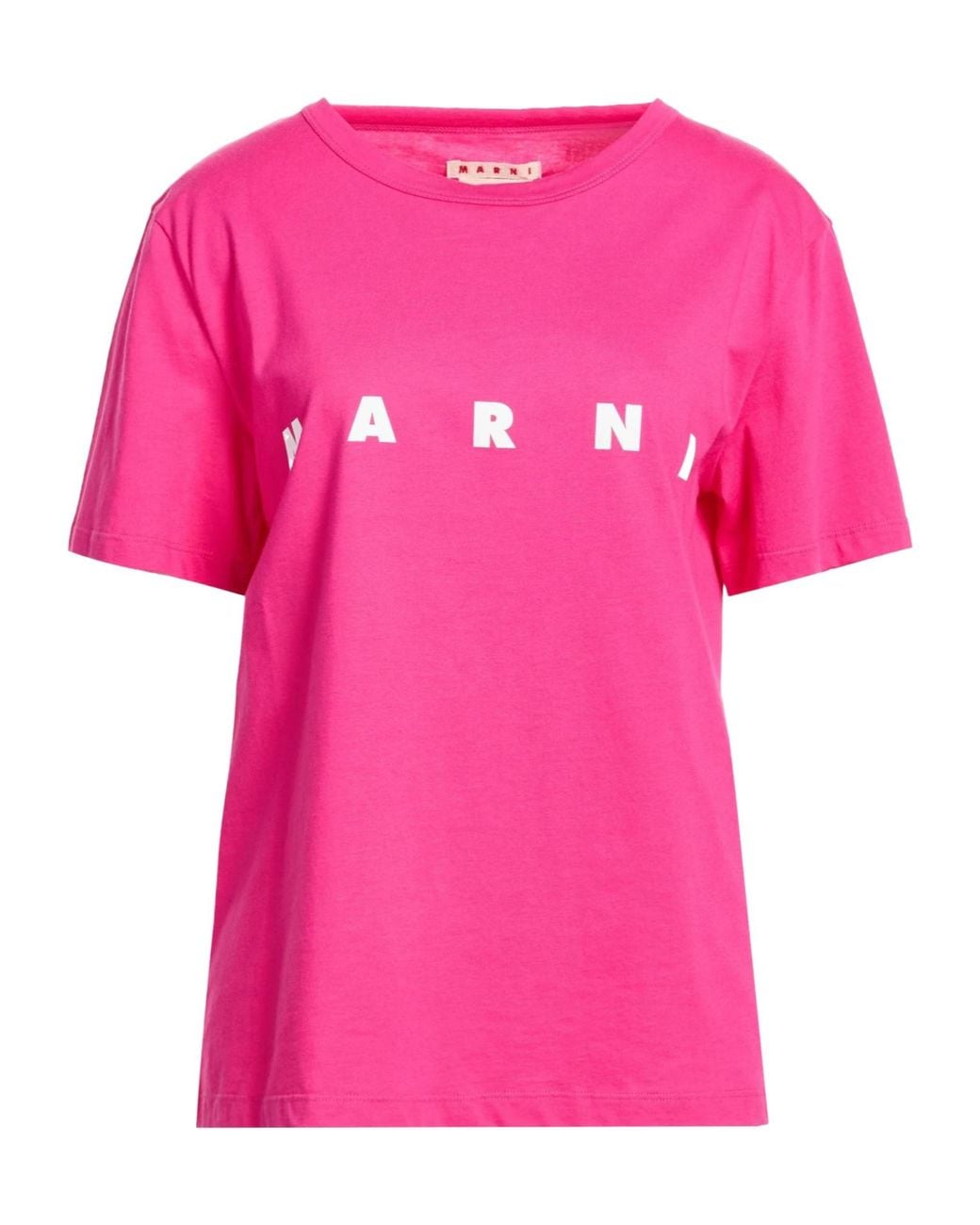 Marni Pink Crew-Neck Short-Sleeve T-Shirt