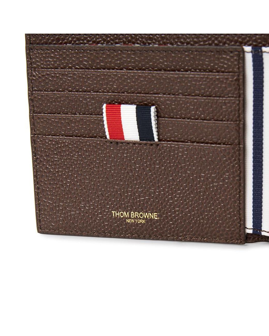 Thom Browne Brown Bifold Wallet for men