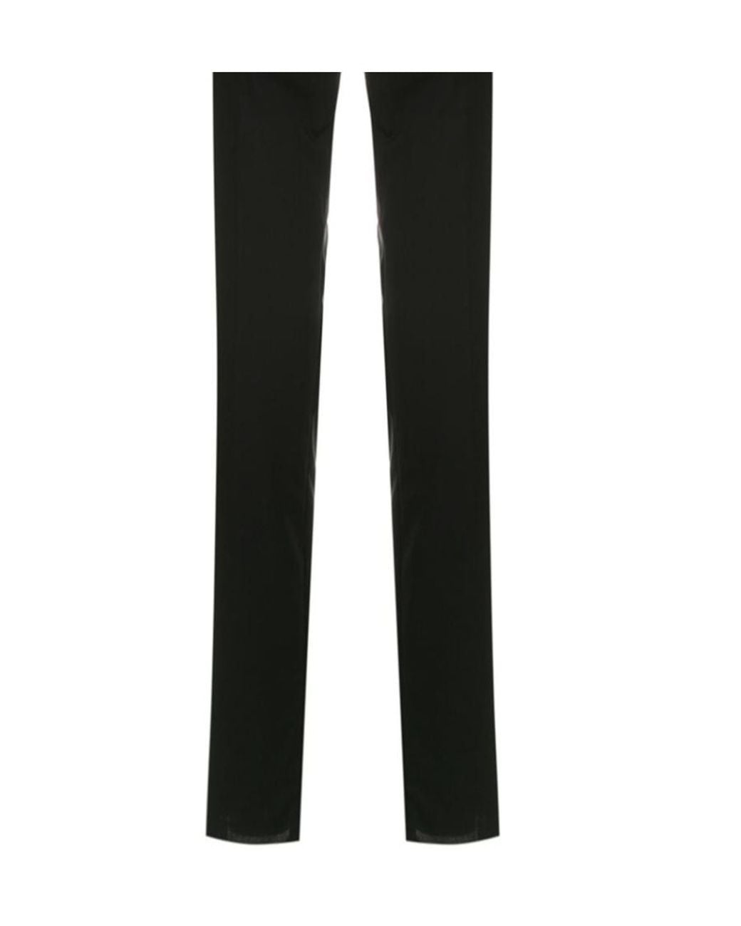 Dolce & Gabbana Black Slim Fit Tailored Trousers for men