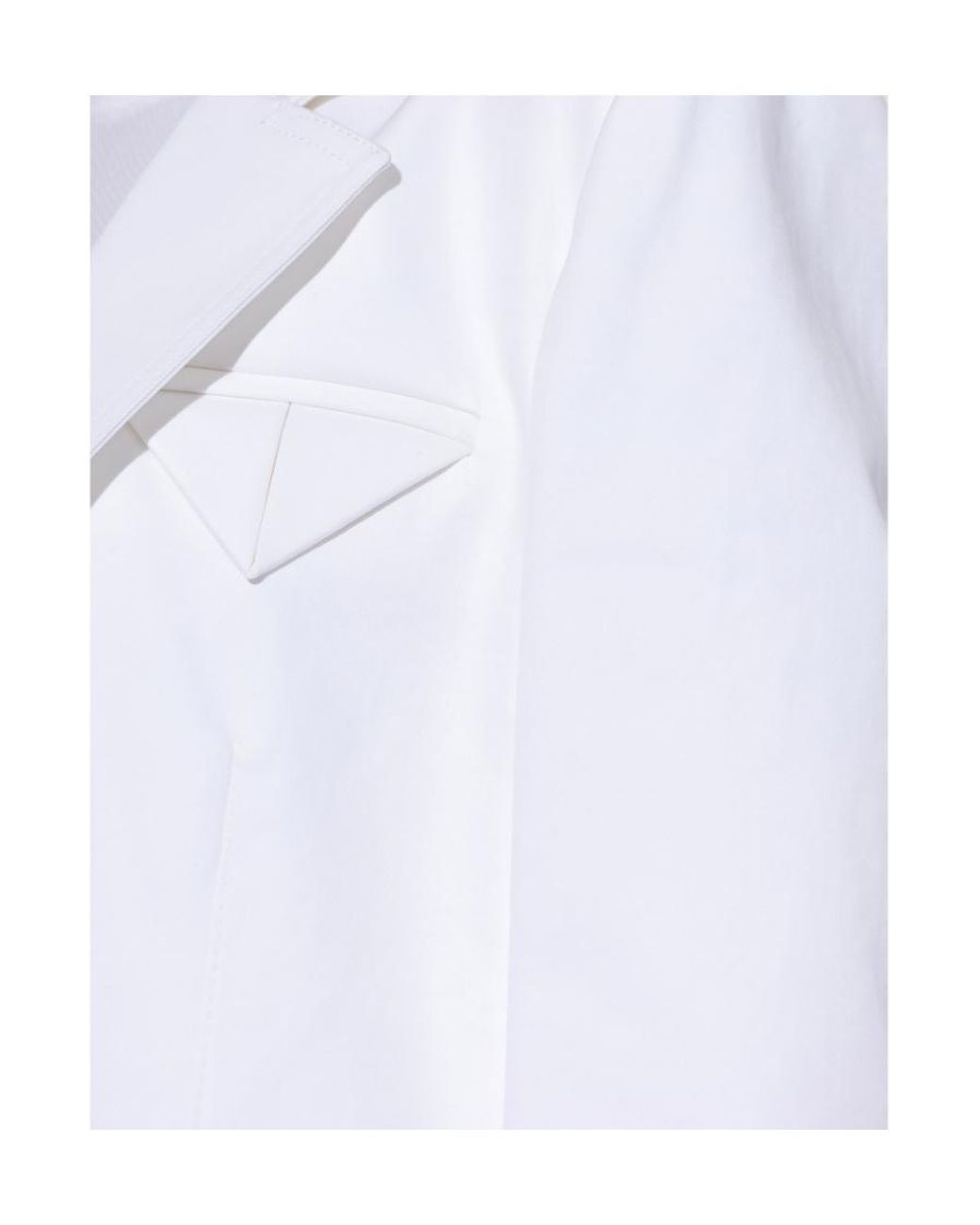 Bottega Veneta White Single-Breasted Suit Jacket
