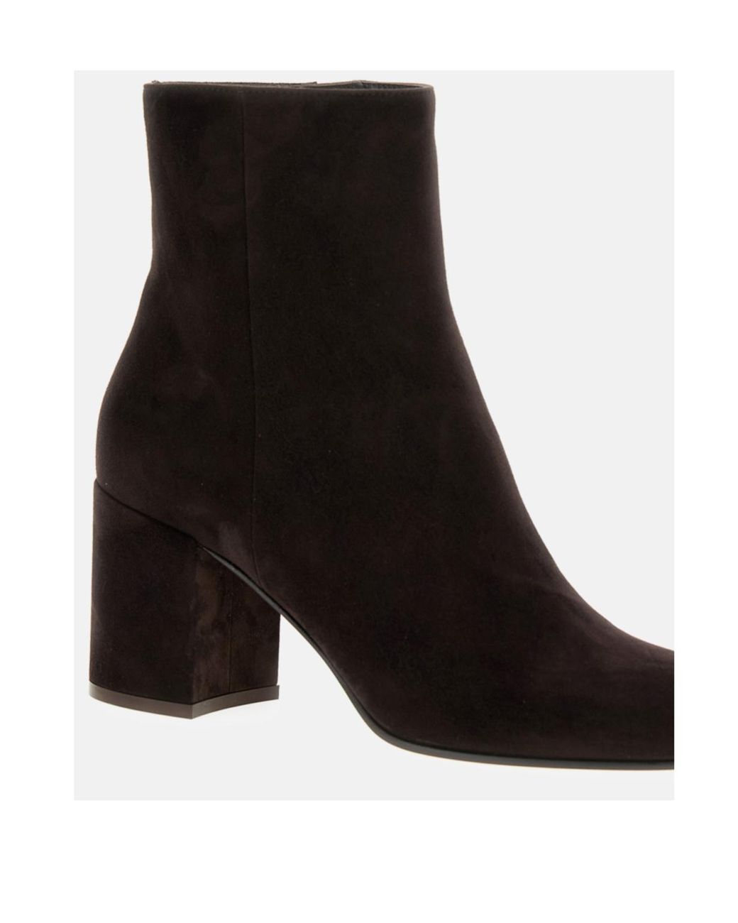 Gianvito Rossi Black Joelle Round Toe Boots