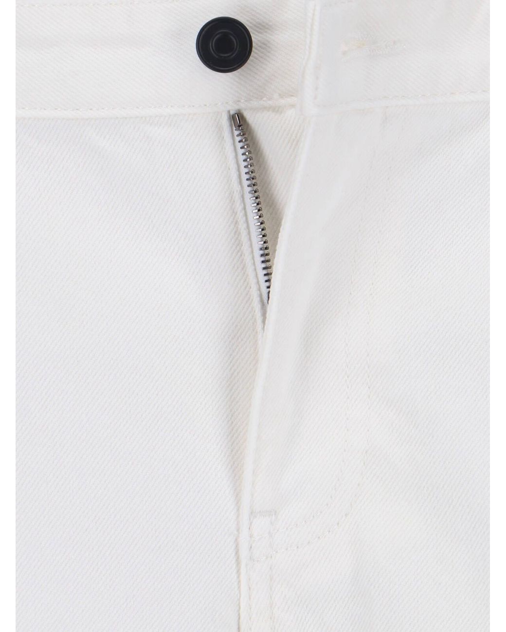 The Row White Eglitta Cotton Jeans
