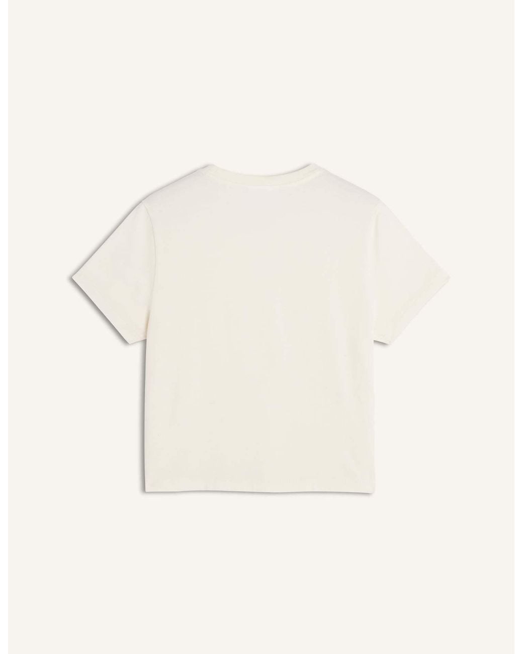Maison Kitsuné White Maison Kitsuné Baby Fox Baby T-Shirt