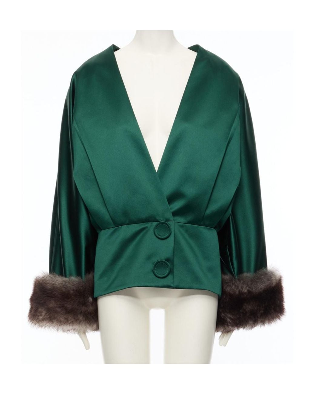 Valentino Green Long-Sleeved Jacket