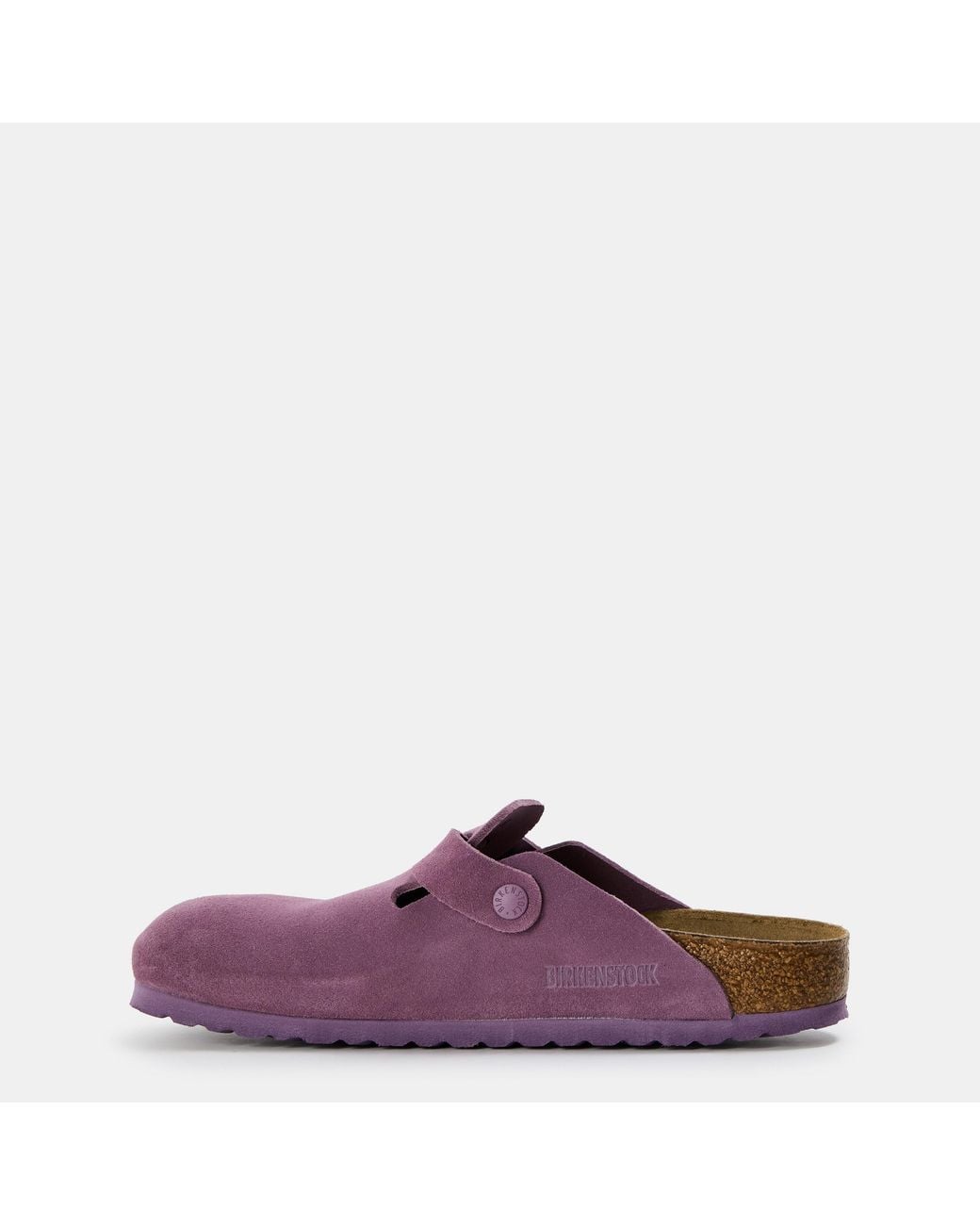 Birkenstock Purple Buckle Mules