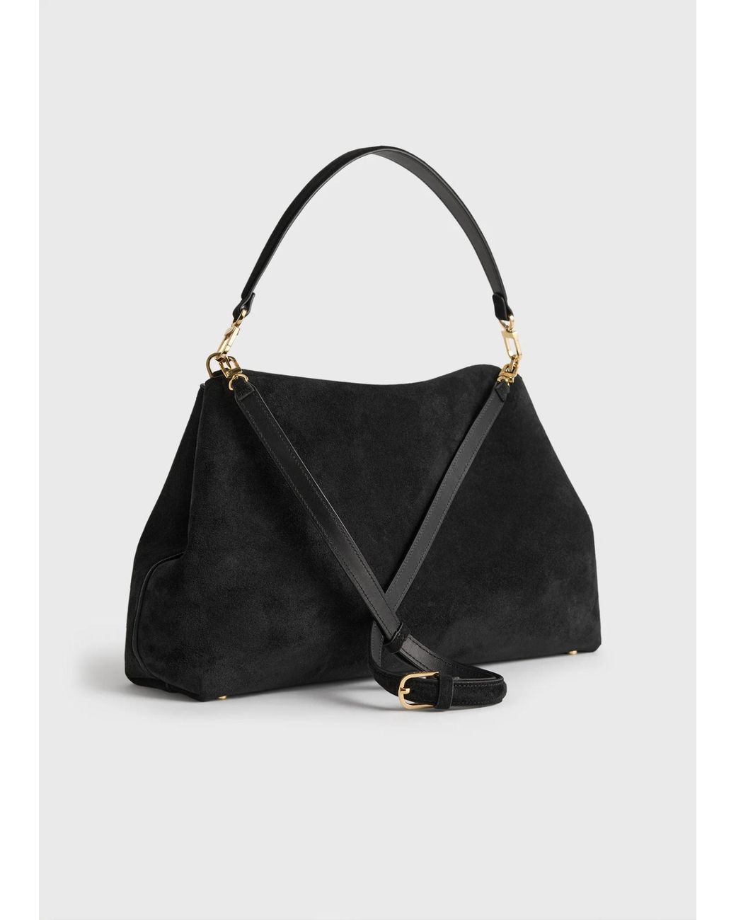 Totême  Black T-Lock Shoulder Bag