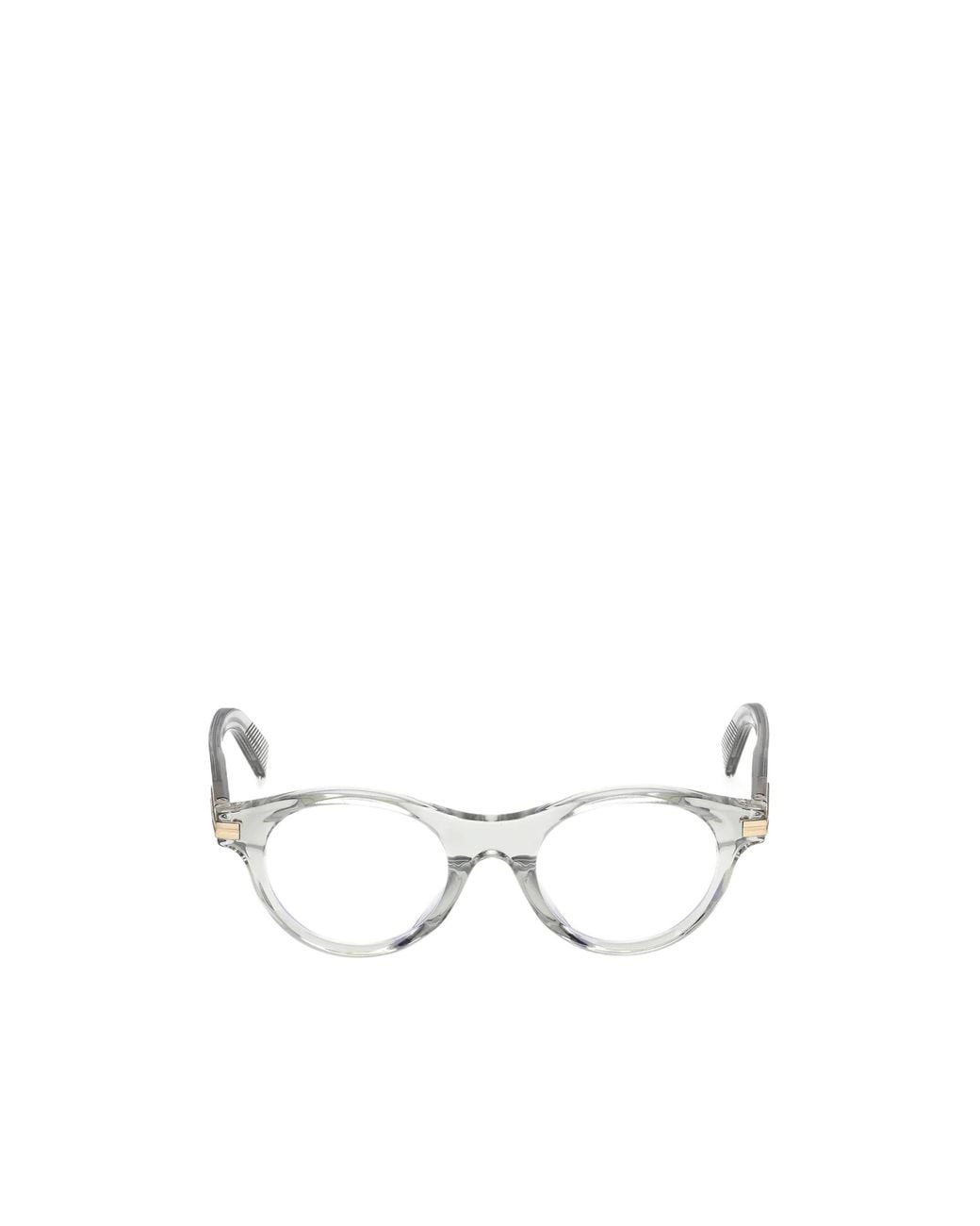 Zegna White Round-Frame Glasses for men
