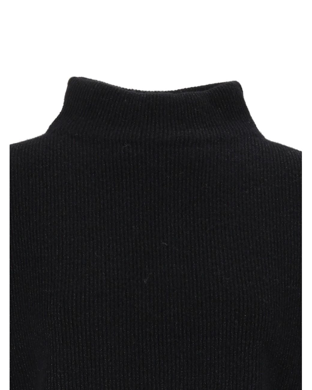 Peserico Black High-Neck Sleeveless Jumper