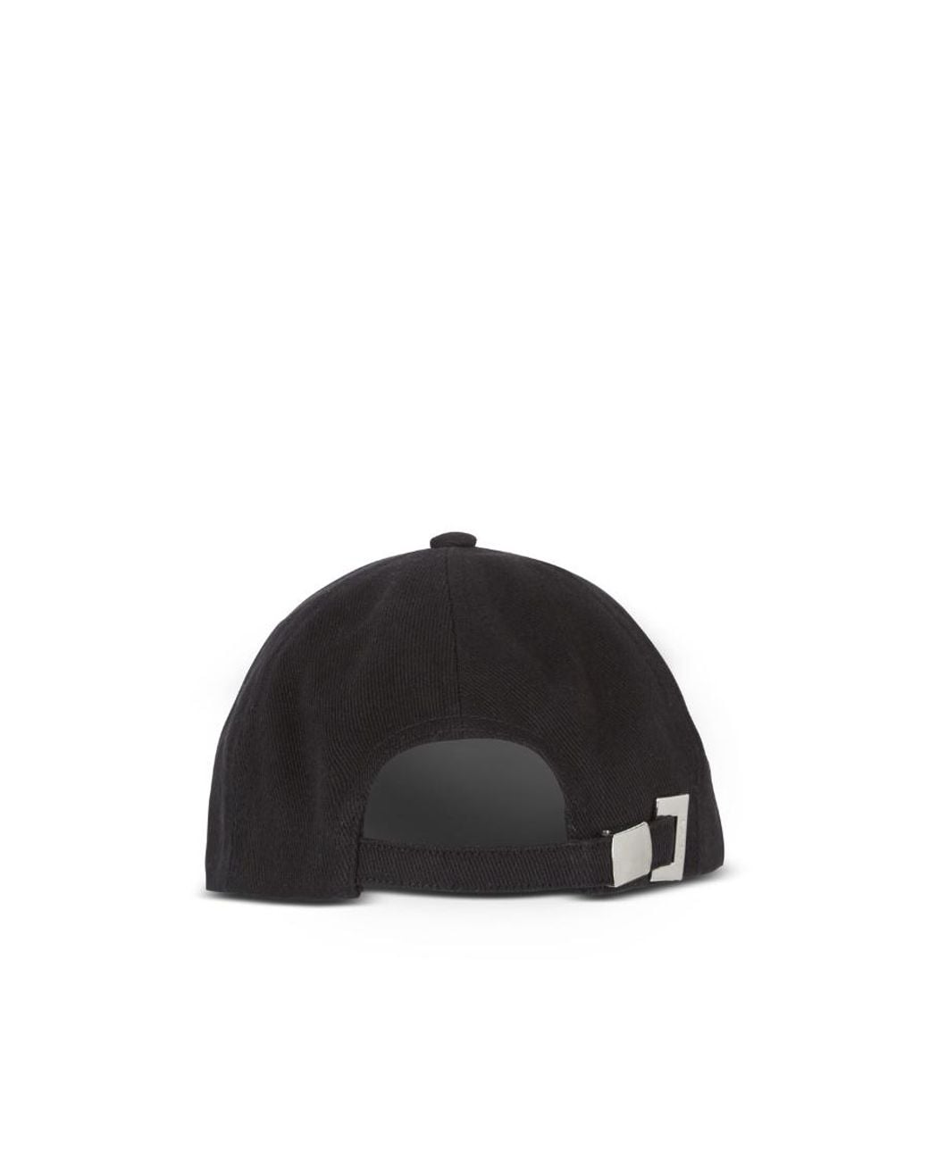 Balmain Black Logo Signature Baseball Cap for men