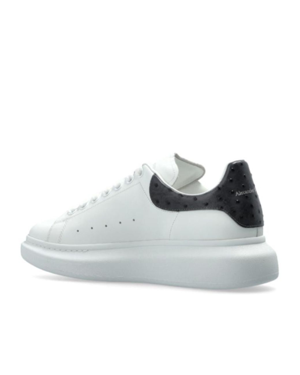McQueen White Oversized Low-Top Sneakers for men