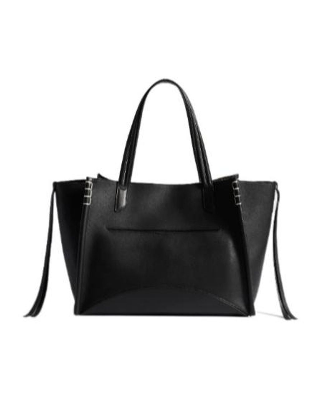 J.W. Anderson Black Jw Anderson Logo Embossed Tote Bag for men