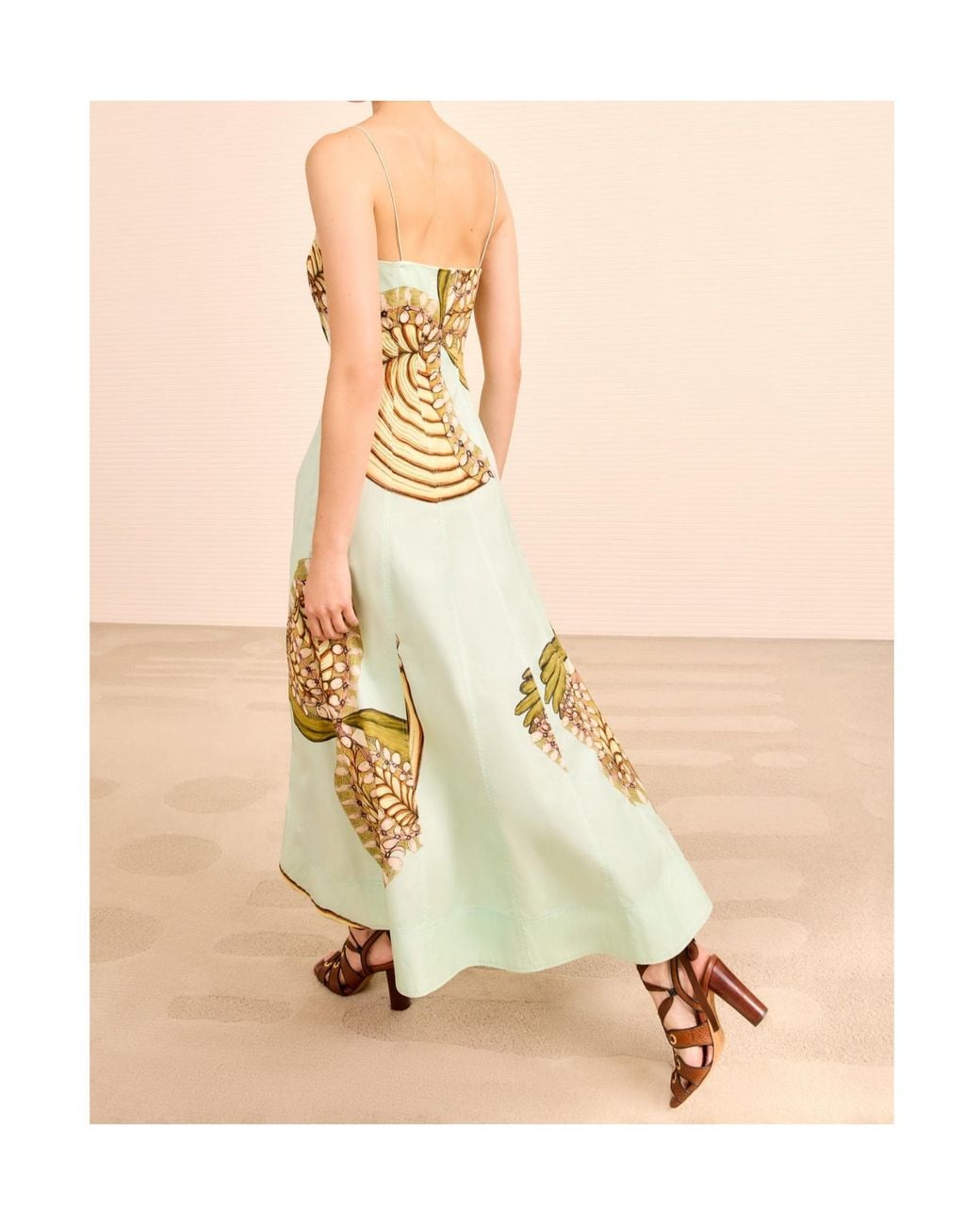 Ulla Johnson Metallic Vesela Cami Midi Dress