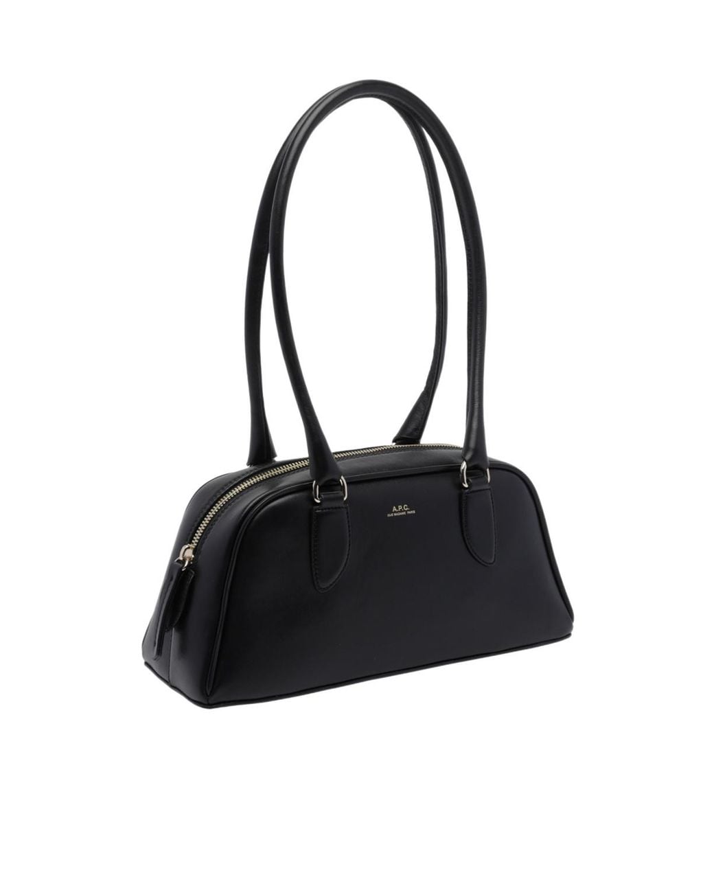A.P.C. Black Paloma Leather Tote Bag