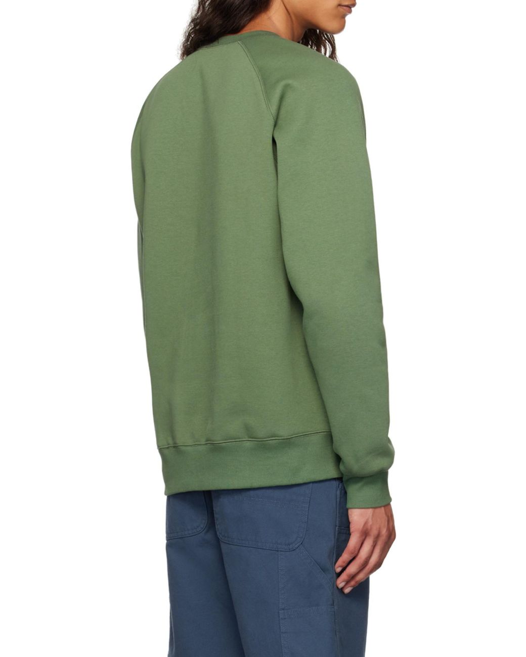 Carhartt Green Round-Neck Sweater for men