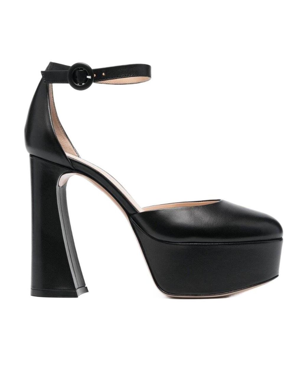 Gianvito Rossi Black Logo High Heels